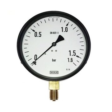 0-1,6BAR Manometr 160mm M20x1,5 M160R KFM EN837-1