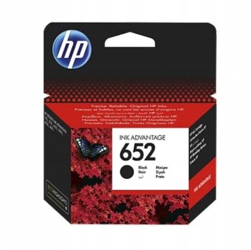 TUSZ HP 652 CZARNY (black) F6V25AE