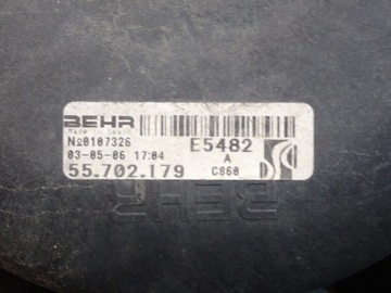 FIAT GRANDE PUNTO 05-10 1.4 95KM VENTILÁTOR CHLADIČŮ 55700464