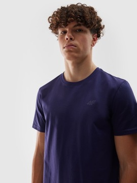 МУЖСКАЯ СПОРТИВНАЯ ФУТБОЛКА 4F ИЗ ХЛОПКА SS24