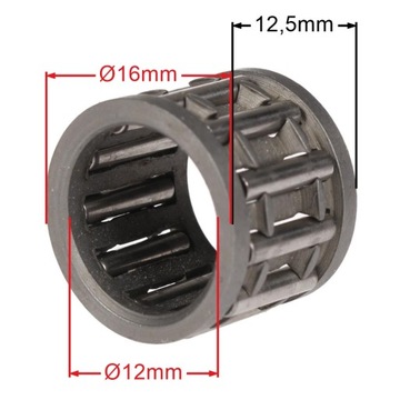 ИГОЛЬЧАТЫЙ ПОДШИПНИК SCOOTER 2T 12 мм