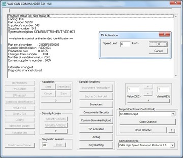 Кабель VAG Super Commander 2.9 K+CAN+TP OBD2 до 2009 г.в.