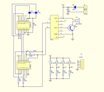 Электронная музыкальная шкатулка 16 DIY Набор для обучения пайке