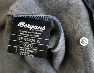 Bergans Perikum bluza turystyczna 33% wełny 2XL