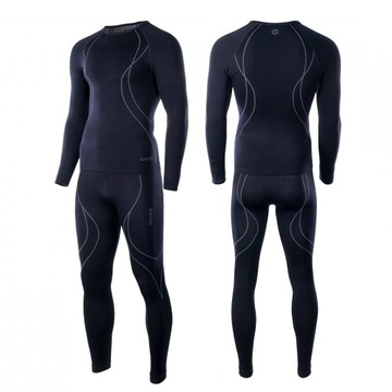 Мужское термоактивное нижнее белье hi-tec ikar установил тепловое дно xl