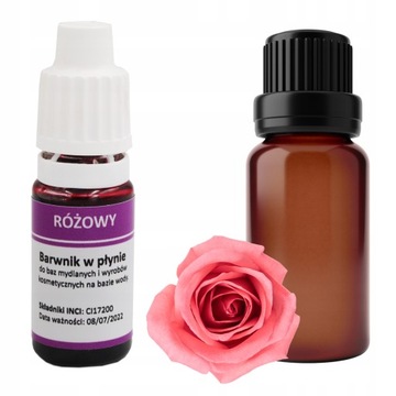 Zestaw Do Mydła Barwnik 10ml + Olejek Zapach 10ml