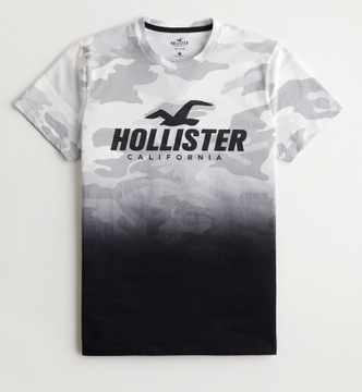 t-shirt Hollister Abercrombie koszulka L moro camo