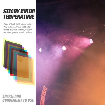 10 гелевых ПК для прозрачного освещения ПВХ