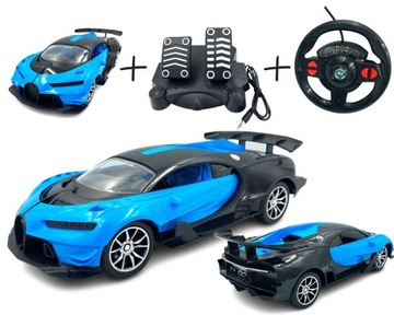 AUTO RC ZDALNIE STEROWANE PILOT KIEROWNICA PEDAŁY Samochód na PILOTA USB