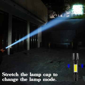 Перезаряжаемый мощный светодиодный фонарик Mini Zoom.