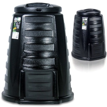 ECOCOMPO Kompostownik 340L Pojemnik na KOMPOST KOMPOSTOWNIK Z KLAPĄ blokada