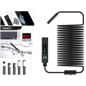 ЭНДОСКОПНАЯ КАМЕРА ДЛЯ ОСМОТРА ANDROID WIFI 5M 6xLED