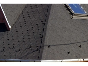 Битумная черепица ШЕСТИГРАННАЯ, соты ЗЕЛЕНАЯ, 3м2