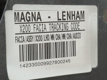 DESKA ROZDĚLOVAČE KONZOLA JAGUAR S-TYPE EVROPA