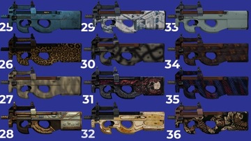 P90 SKIN BRONI COUNTER-STRIKE IRL do zawieszenia - PREZENT UPOMINEK