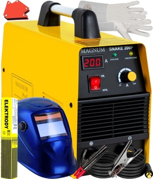 SPAWARKA INWERTOROWA ELEKTRODOWA MAGNUM SNAKE 200P II TIG MMA 230V 200A