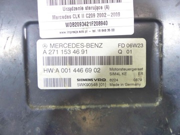 JEDNOTKA MERCEDES CLK C209 W209 1.8 K
