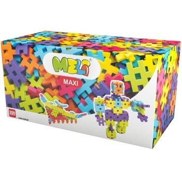 MELI MAXI 50402 WAFLE KLOCKI 200 elementów