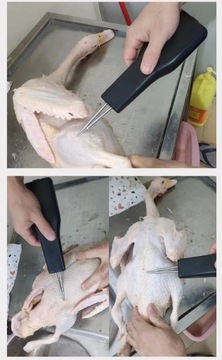 ЭЛЕКТРИЧЕСКИЙ ПОДБОРНИК ДЛЯ КУРИНОГО, УТИЧНОГО И ГУСИНОГО ПЕРО