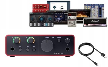 FOCUSRITE SCARLETT SOLO 4TH GEN INTERFEJS AUDIO