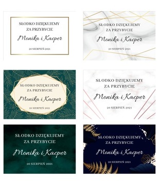 Этикетки, наклейки с названиями для свадебного торта, свадьбы и других случаев, сочетание дизайнов