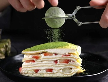 ЧАЙНЫЙ ЗАВАВАТЕЛЬ, ЩИПЦЫ, СТАЛЬНОЕ СИТО ДЛЯ ТРАВ