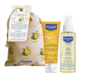 MUSTELA Zestaw SUN MALUSZEK W PODRÓŻY skóra sucha