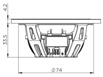 НАБОР FOCAL MIDRANGE MEDIUM ИЗ НАБОРА PS 165F3E FLAX EVO, ПАРА, СДЕЛАНО ВО ФРАНЦИИ
