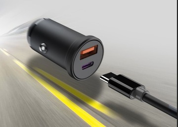АВТОМОБИЛЬНОЕ ЗАРЯДНОЕ УСТРОЙСТВО BQUAL POWERFUL FAST USB USB-C TYPE-C PD 20W 3A Quick