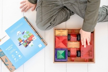 МАГНИТНЫЕ БЛОКИ CONNETIX RAINBOW MOTION PACK 24 EL.