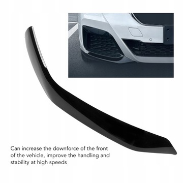 1 пара спойлеров на передний бампер