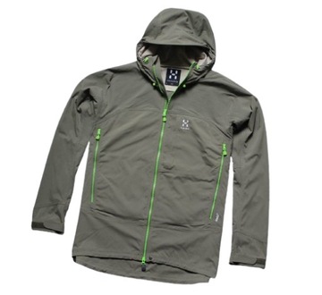Haglofs Fjell Jacket _ kurtka 4-way stretch softshell z kapturem _ XL