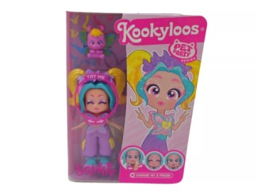 КУКЛЫ ДЛЯ ВЕЧЕРИНКИ С ЖИВОТНЫМИ KOOKYLOOS 1 ШТ.