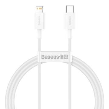 Кабель Lightning Baseus USB-C 1 м, 20 Вт для iPhone FAST