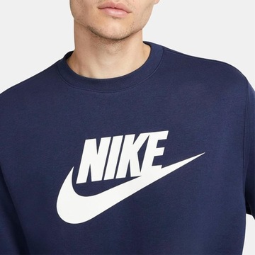 Nike Sportswear bluza męska granatowa bawełniana bez kaptura DQ4912-410 S