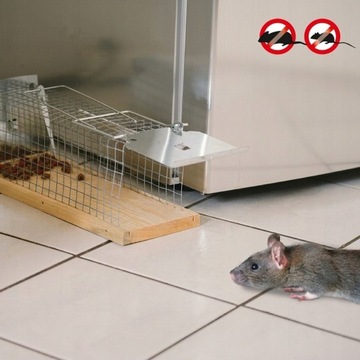 Гуманная ловушка Живая ловушка для грызунов, куниц, мышей, крыс, клетка-ловушка 2