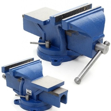 Тиски слесарные поворотные с наковальней 360 90 мм