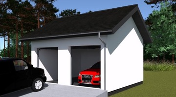 PROJEKT GARAŻU DWUSTANOWISKOWEGO G251