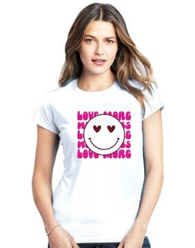 Koszulka t-shirt damska - Love More - rozm. M