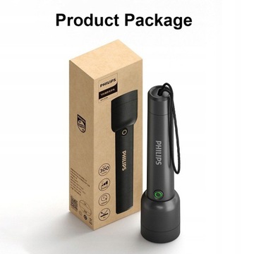 Аккумуляторный светодиодный фонарик Philips Porta