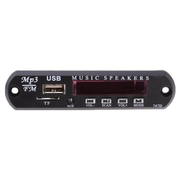 Аудио 12 В Mp3 Wma плата автомобильного радио USB TF