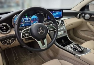 Mercedes Klasa C W205 Coupe Facelifting 2.0 300 258KM 2021 Mercedes-Benz Klasa C 4MATIC Coupe, Panoramiczny dach, Kamera 360, Burmest, zdjęcie 1