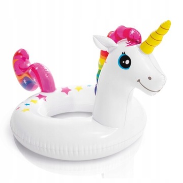 Взорвал круг для плавания в бассейн Intex Beach Unicorn Большой понтон