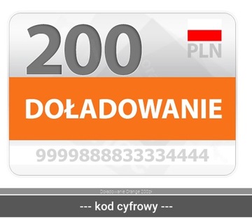 Doładowanie Orange 200zł