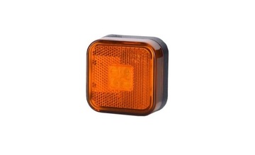 LAMPA OBRYSOWA KWADRAT POMARANCZOWA
