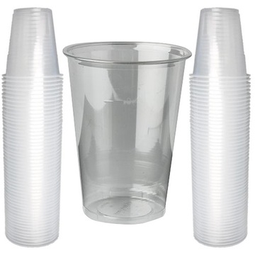 KUBKI WIELORAZOWE DO NAPOJÓW DRINKÓW PIWA 400 ML 50 SZT