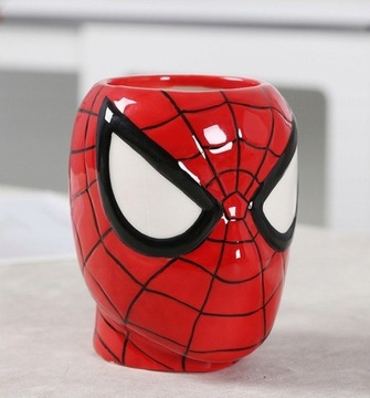 КРУЖКА ЧЕЛОВЕК-ПАУК / КЕРАМИКА / РУЧНАЯ ПОКРАСКА