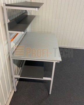 Стол упаковочный, склад, логистика, 120х80, много полок, практичная станция