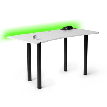 Ergonomiczne Biurko Gamingowe Stelaż LED USB 230V