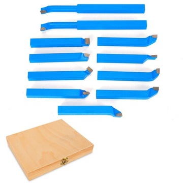 Ножи токарные 10х10мм 11шт. НАБОР ТОКАРНЫХ НОЖЕЙ